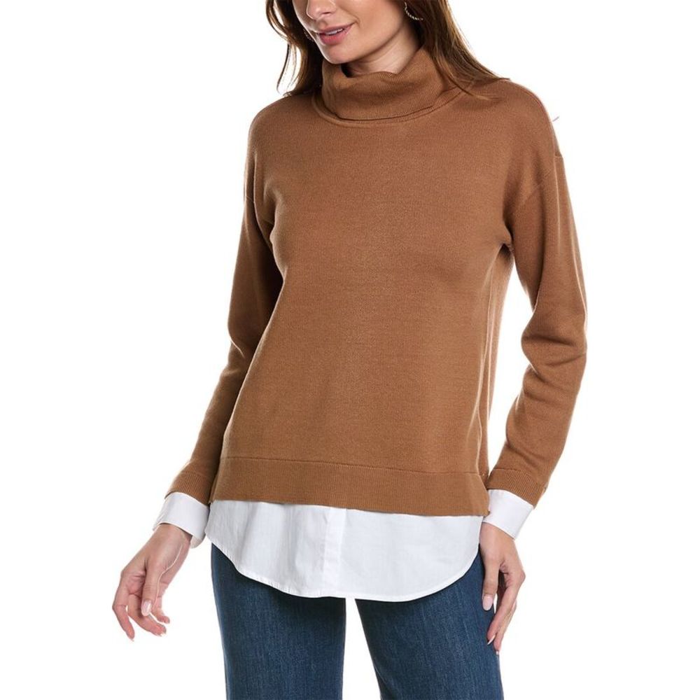 Jones New York Cowl Neck Twofer